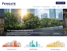 Tablet Screenshot of fengate.com